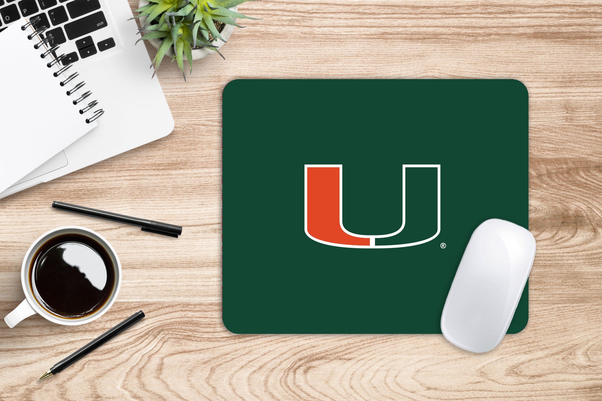 Mouse Pad, Fabric, University of Miami | OTM Essentials