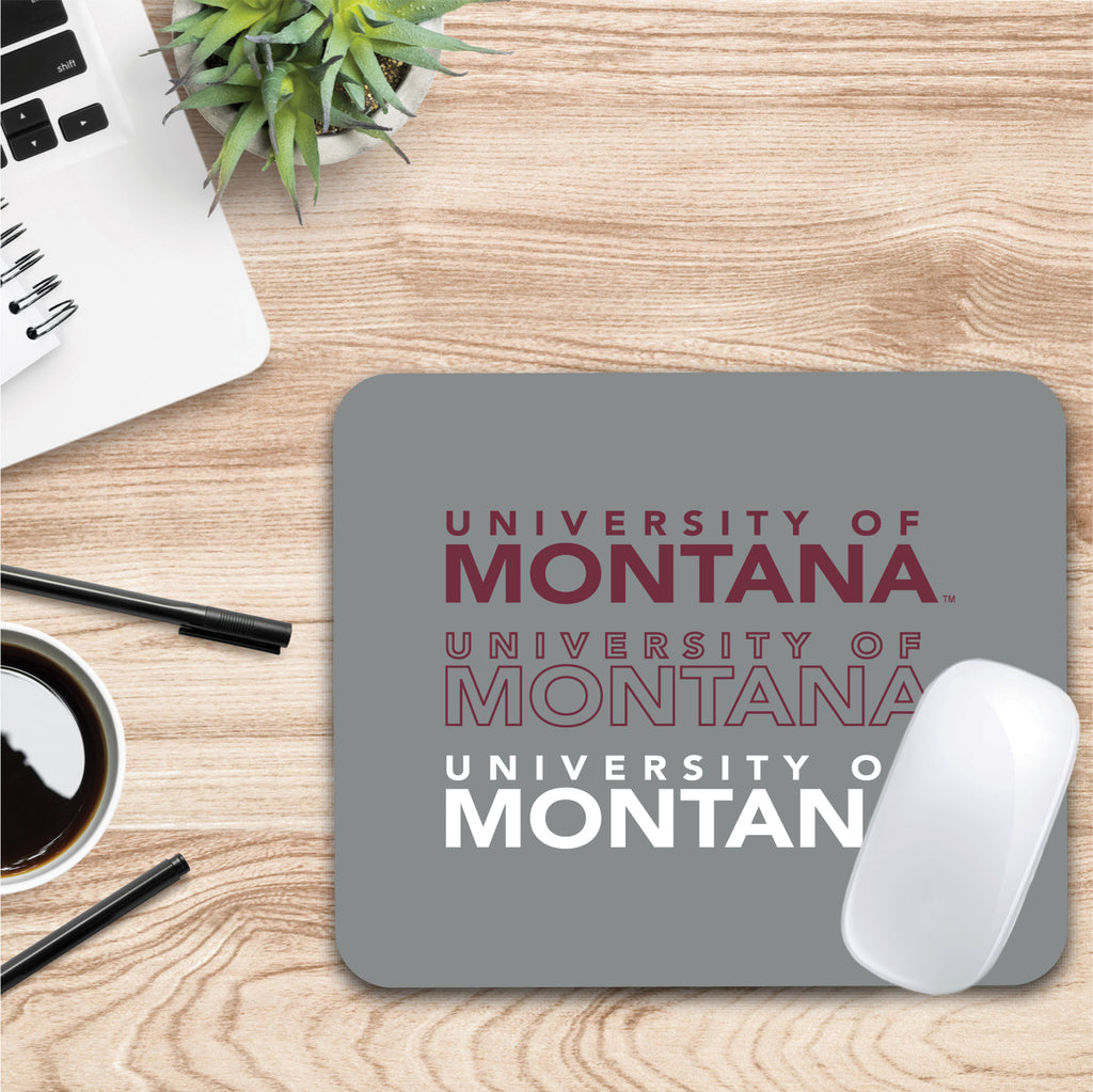 University of Montana Triple Wordmark Mouse Pad (OC-MON-MH39A)