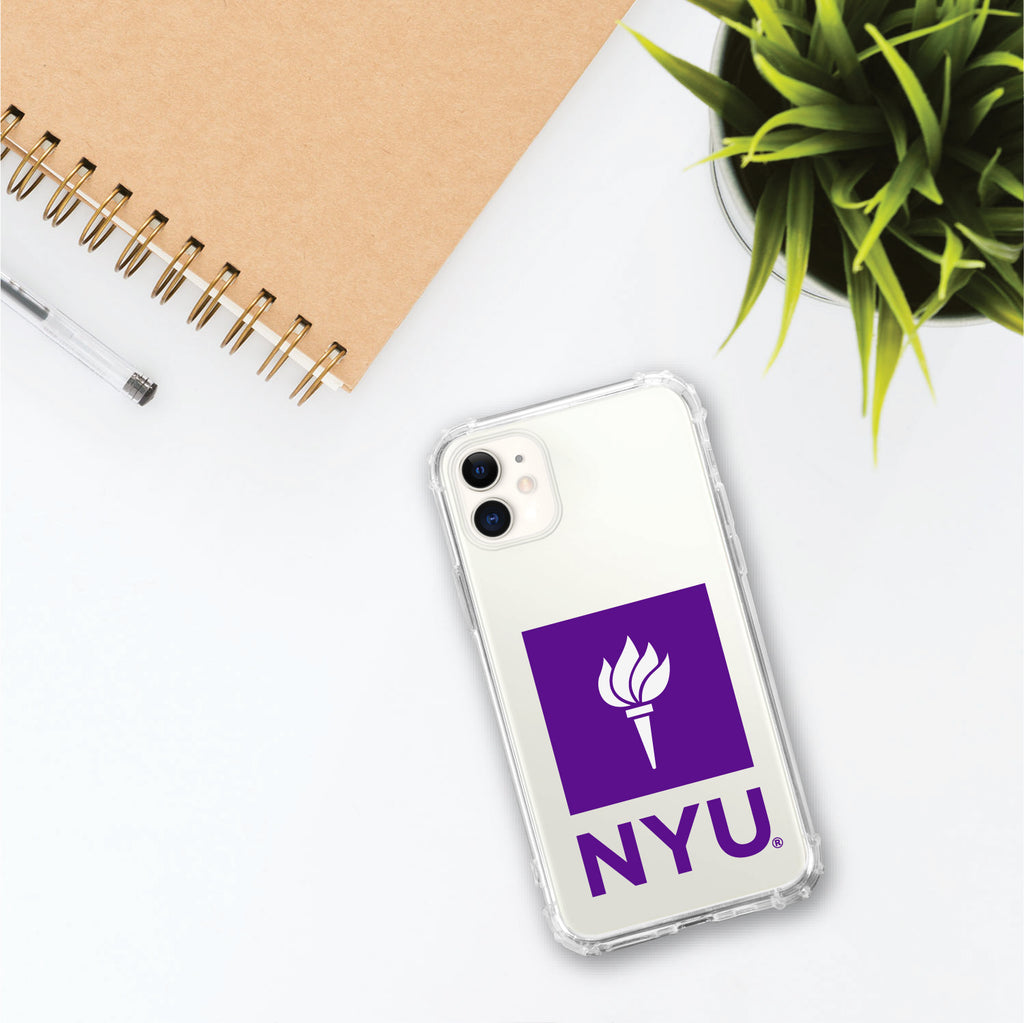 New York University Cropped Phone Case