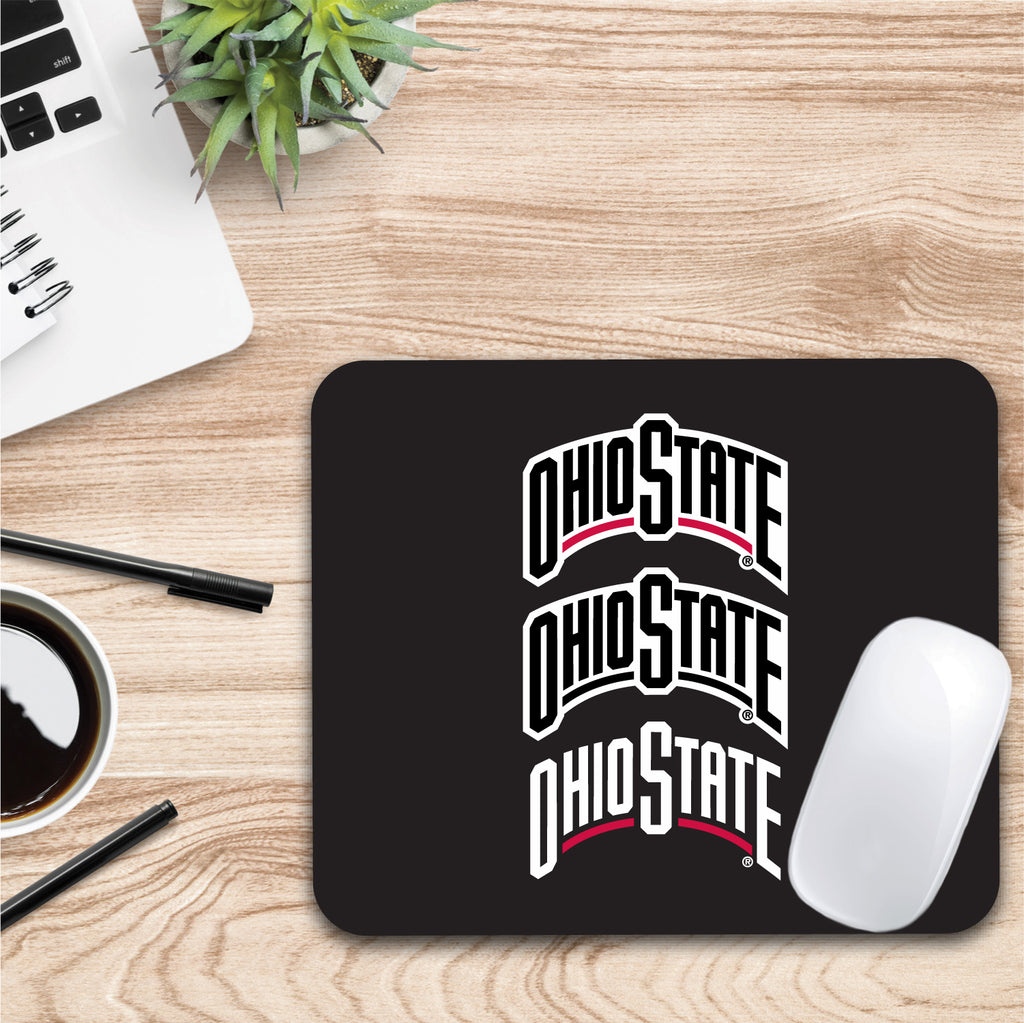 Ohio State University Triple Wordmark Mouse Pad (OC-OHS2-MH39A)