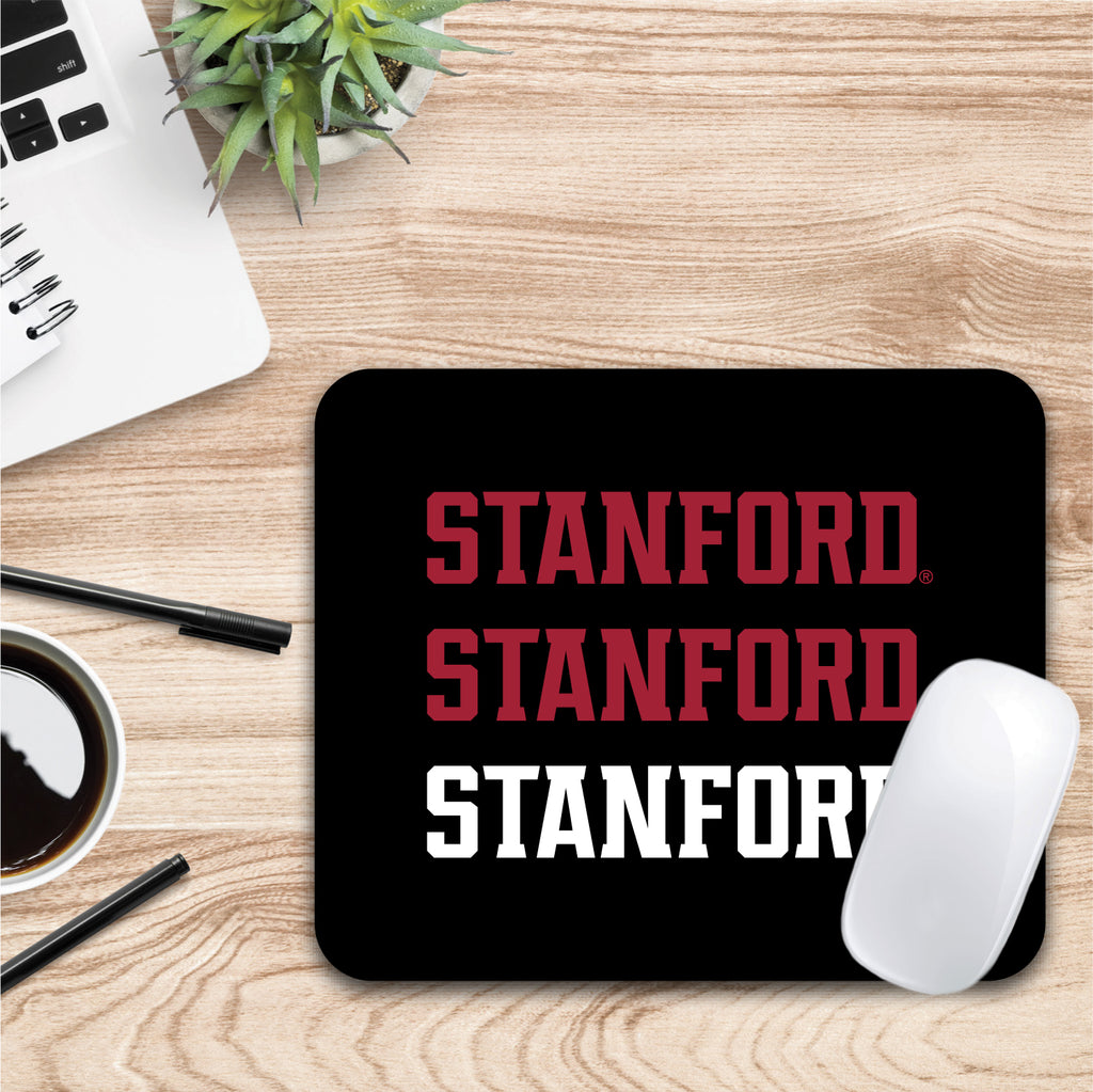 Stanford University Triple Wordmark Mouse Pad (OC-STAN2-MH39A)