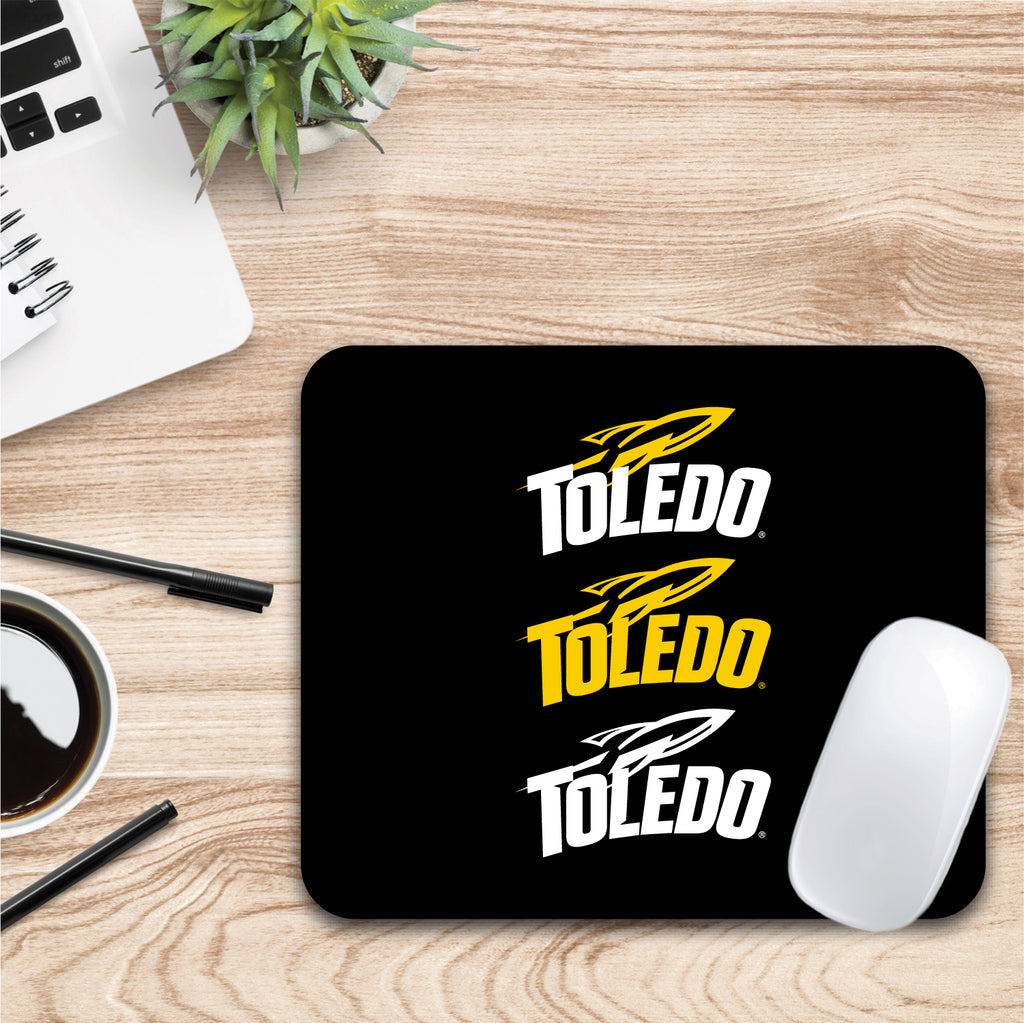 University of Toledo Triple Wordmark Mouse Pad (OC-TOL2-MH39A)