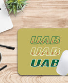 University of Alabama at Birmingham Triple Wordmark Mouse Pad (OC-UAB-MH39A)