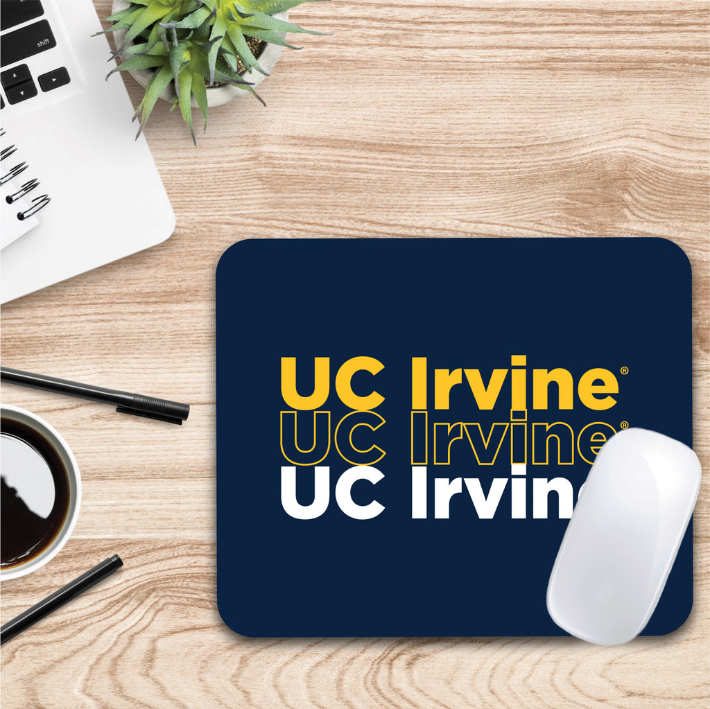 University of California-Irvine Triple Wordmark Mouse Pad (OC-UCI-MH39A)