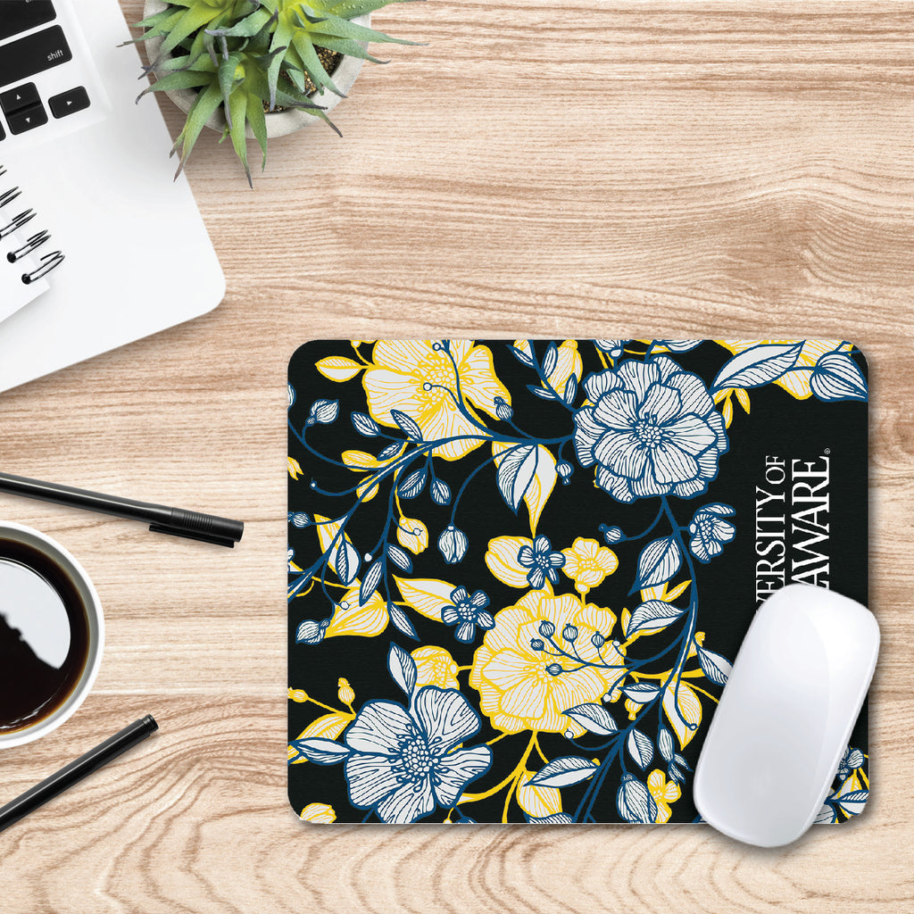 University of Delaware Floral Lace Mouse Pad (OC-UDL2-MH26A)