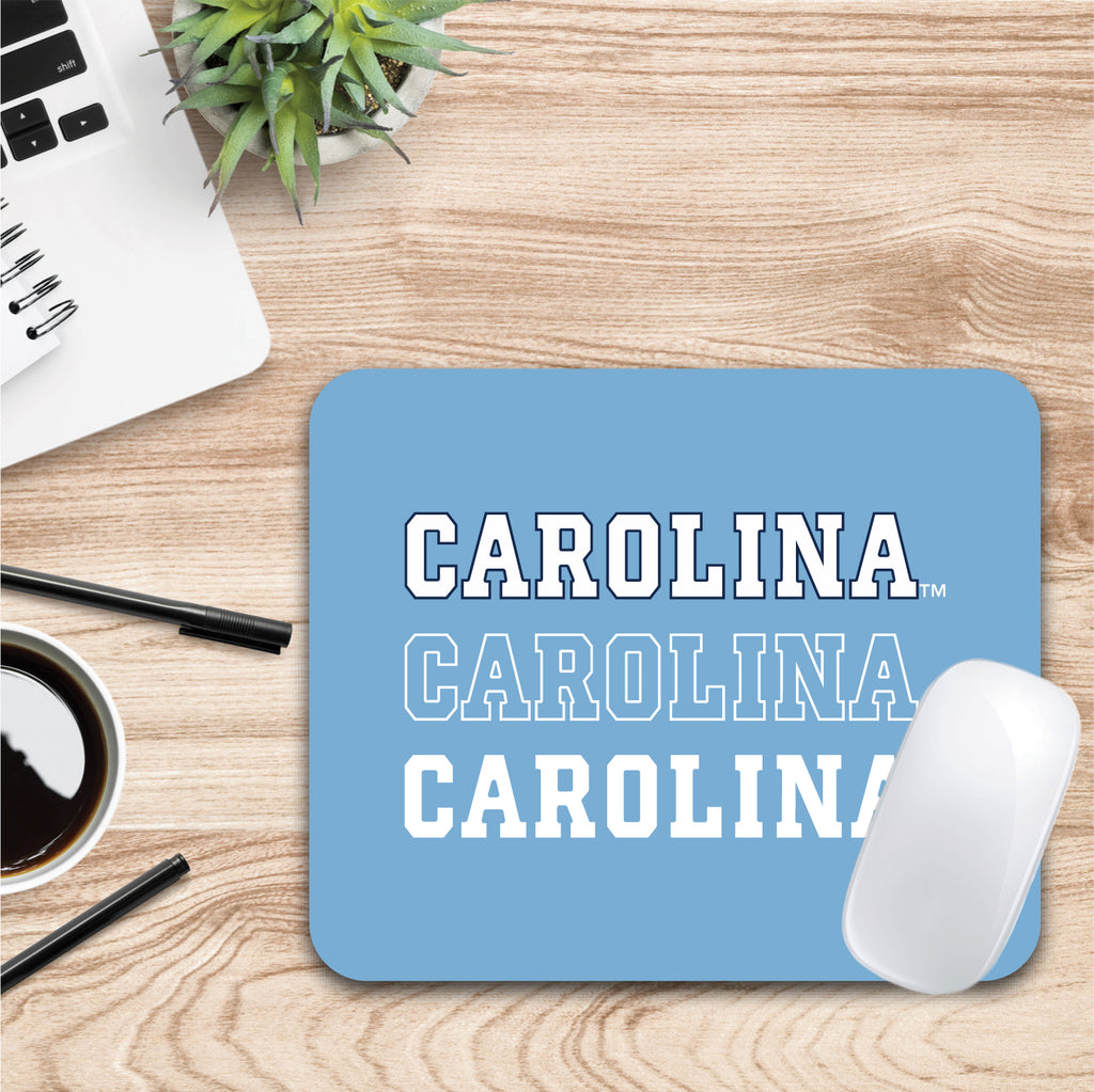 University of North Carolina Triple Wordmark Mouse Pad (OC-UNC3-MH39A)