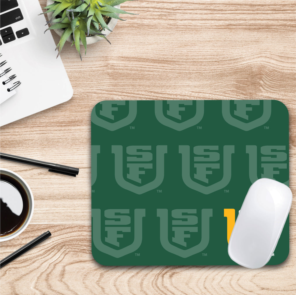 University of San Francisco Mascot Repeat Mouse Pad (OC-UOSF2-MH38A)