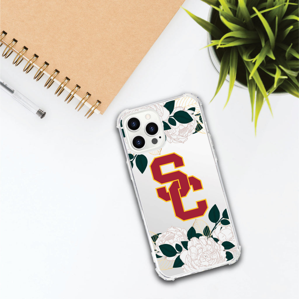 University of Southern California Floral Phone Case