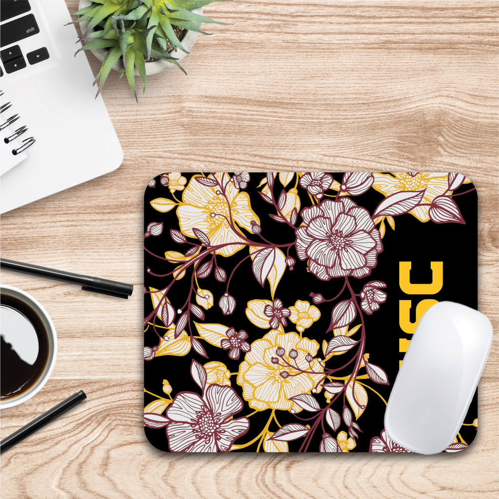 University of Southern California Floral Lace Mouse Pad (OC-USC4-MH26A)