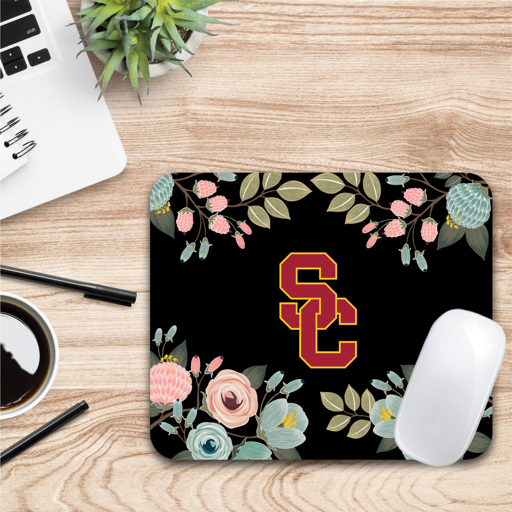 University of Southern California Flower Garden Mouse Pad (OC-USC4-MH43A)