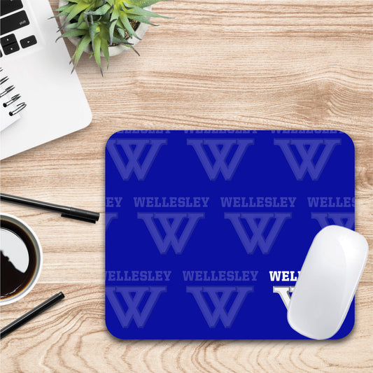 Wellesley College Mascot Repeat Mouse Pad (OC-WEL2-MH38A)