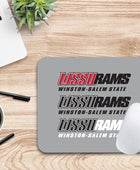 Winston-Salem State University Triple Wordmark Mouse Pad (OC-WSS-MH39A)