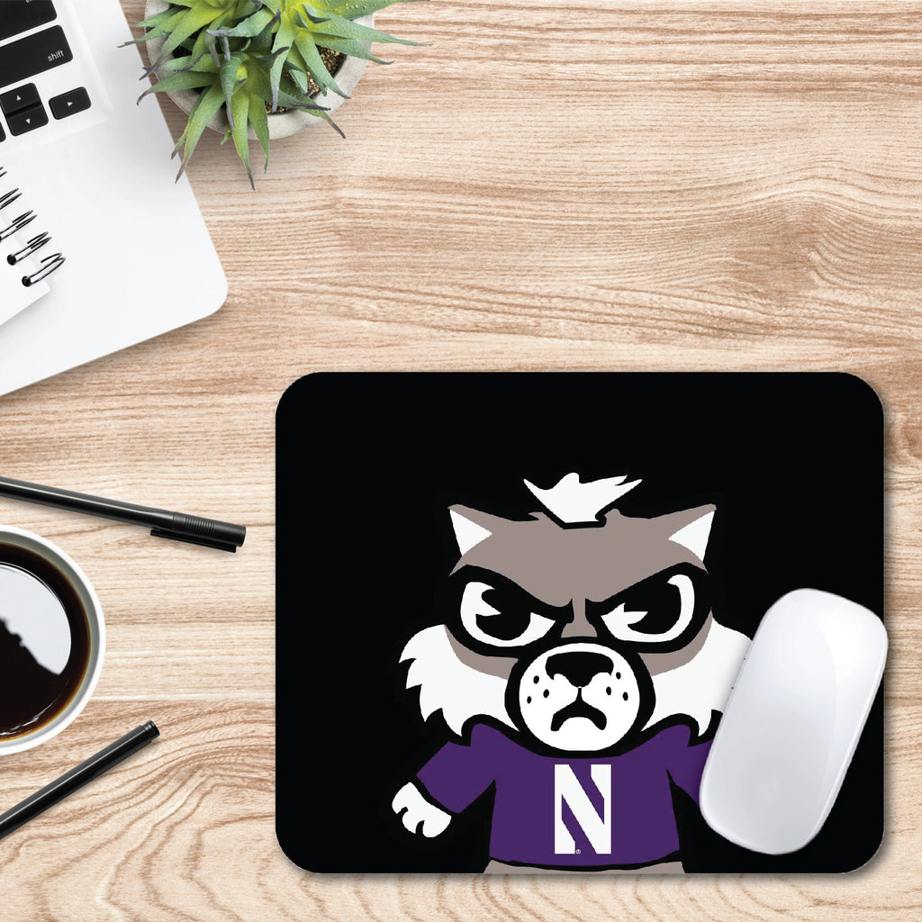 Northwestern University Tokyodachi Cropped Mouse Pad (OCT-NW-MH03A)