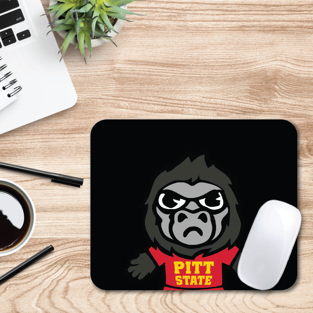Pittsburg State University Tokyodachi Cropped Mouse Pad (OCT-PITT-MH03A)
