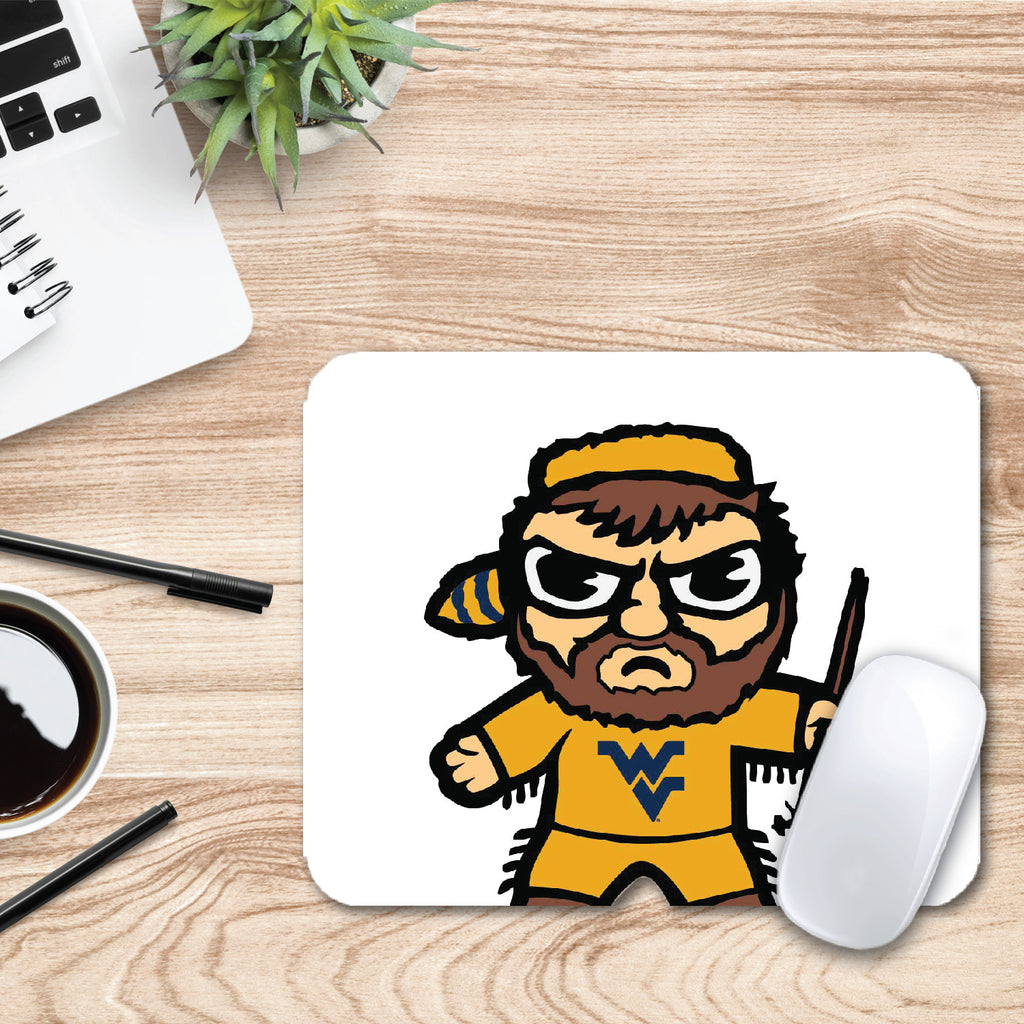 West Virginia University Tokyodachi Cropped Mouse Pad (OCT-UWV2-MH03A)