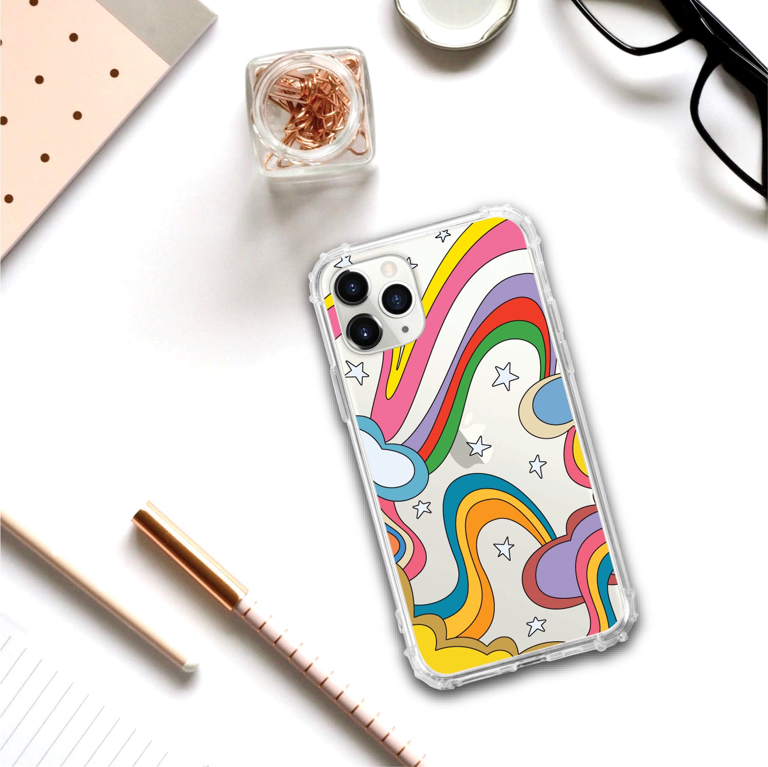 OTM Essentials | Rainbow Swirls Phone Case