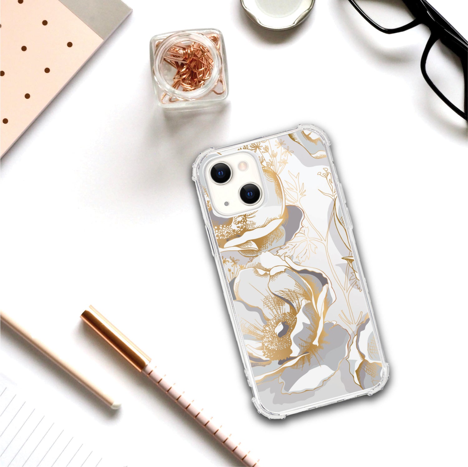 OTM Essentials | White Water Lilies Phone Case