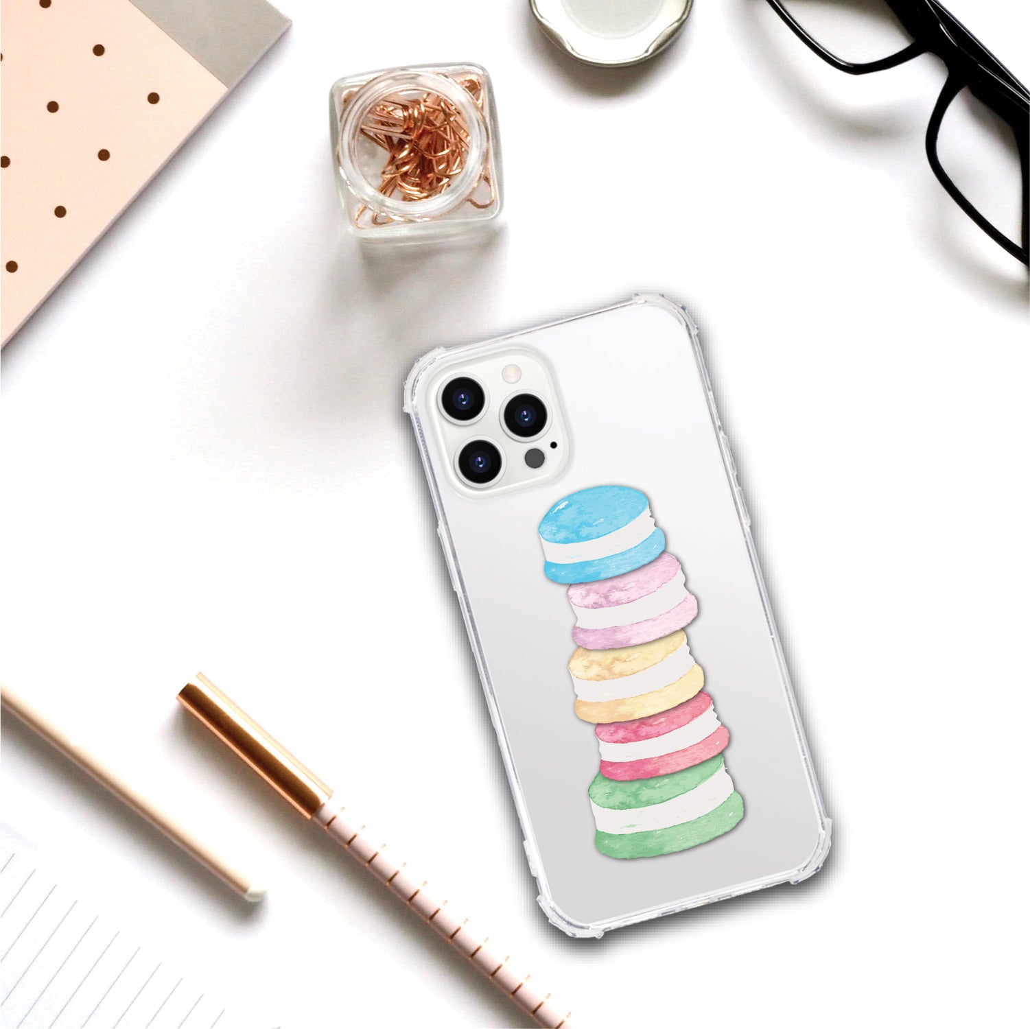 OTM Essentials | Macaron Stack Phone Case