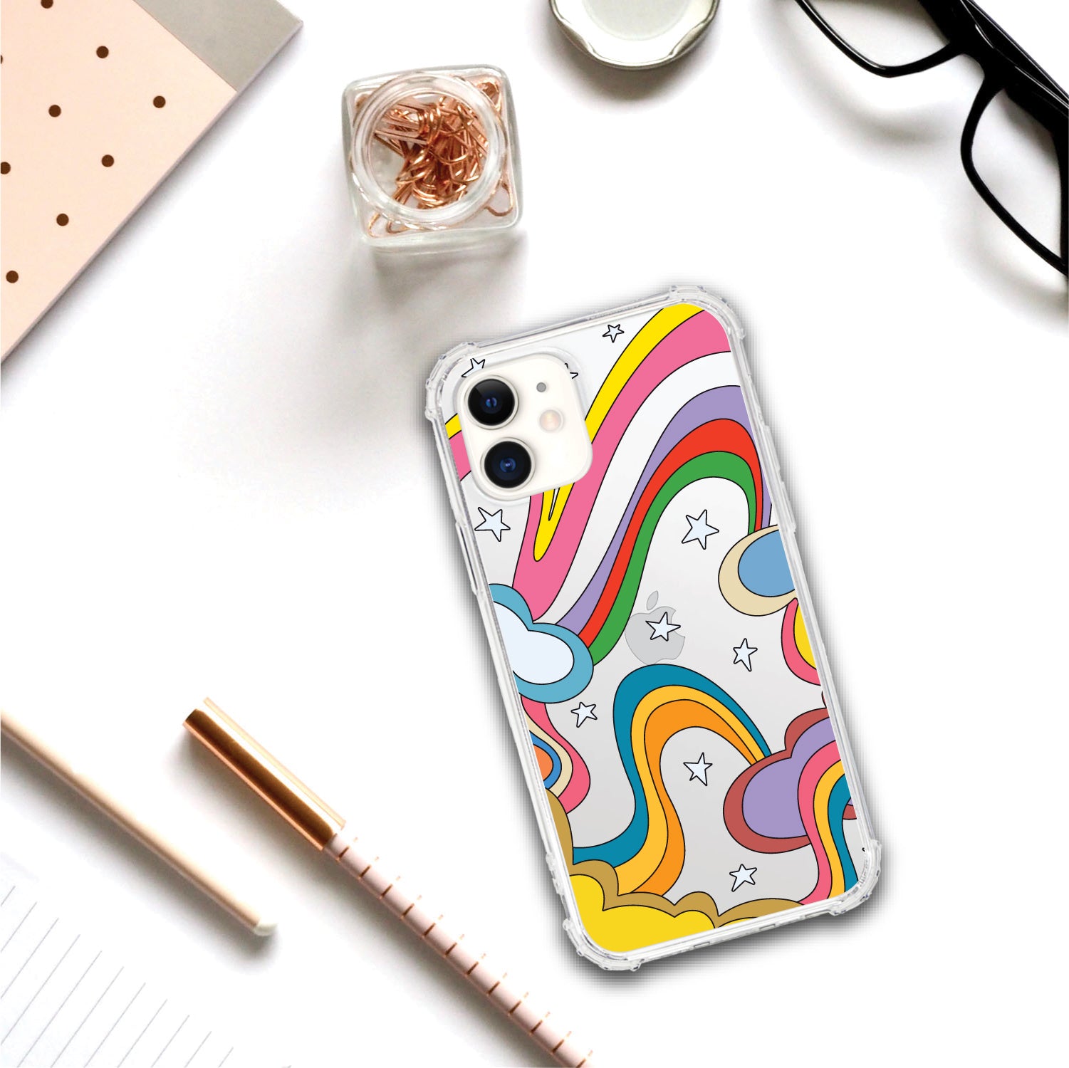 OTM Essentials | Rainbow Swirls Phone Case