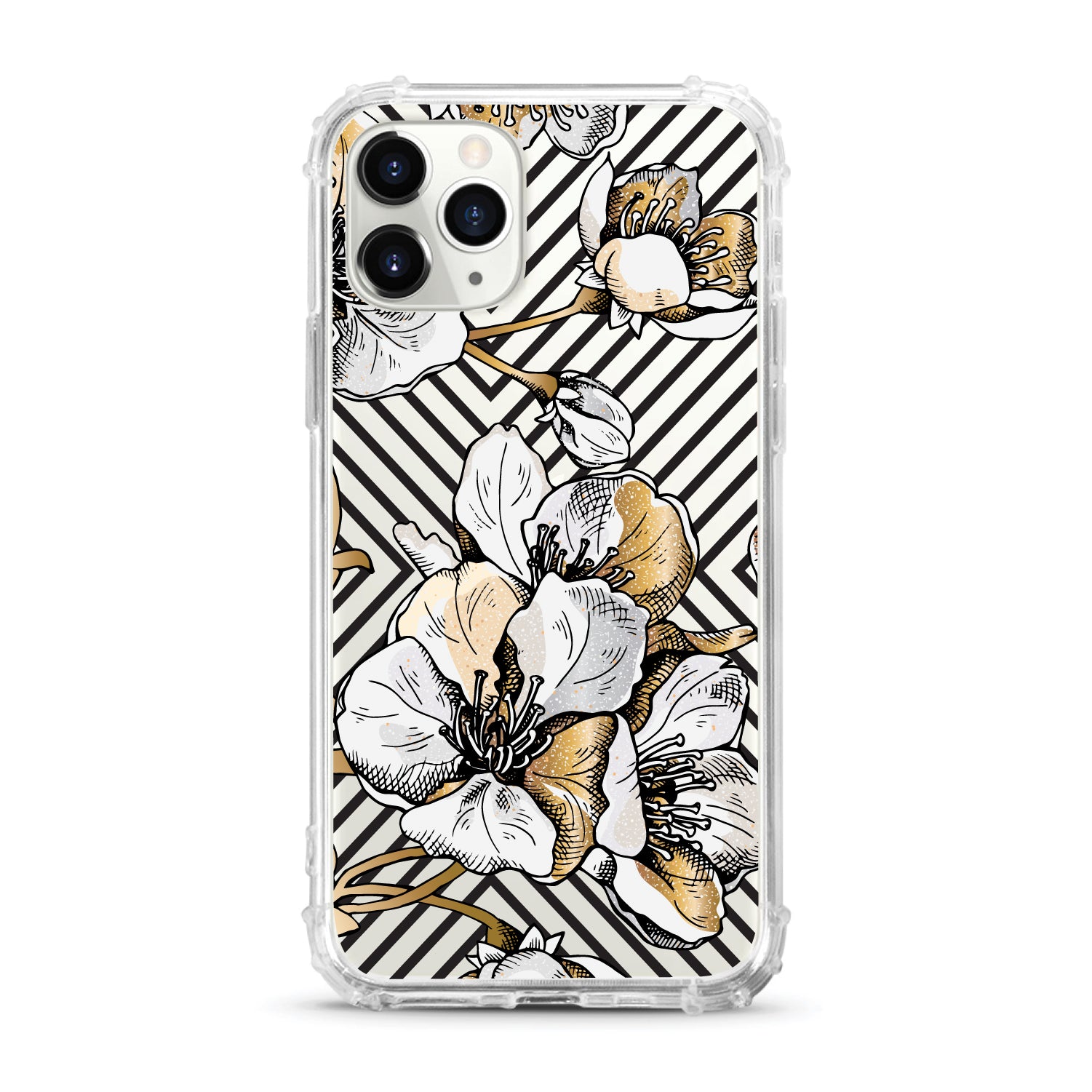 OTM Essentials | Cherry Blossoms Gold Phone Case