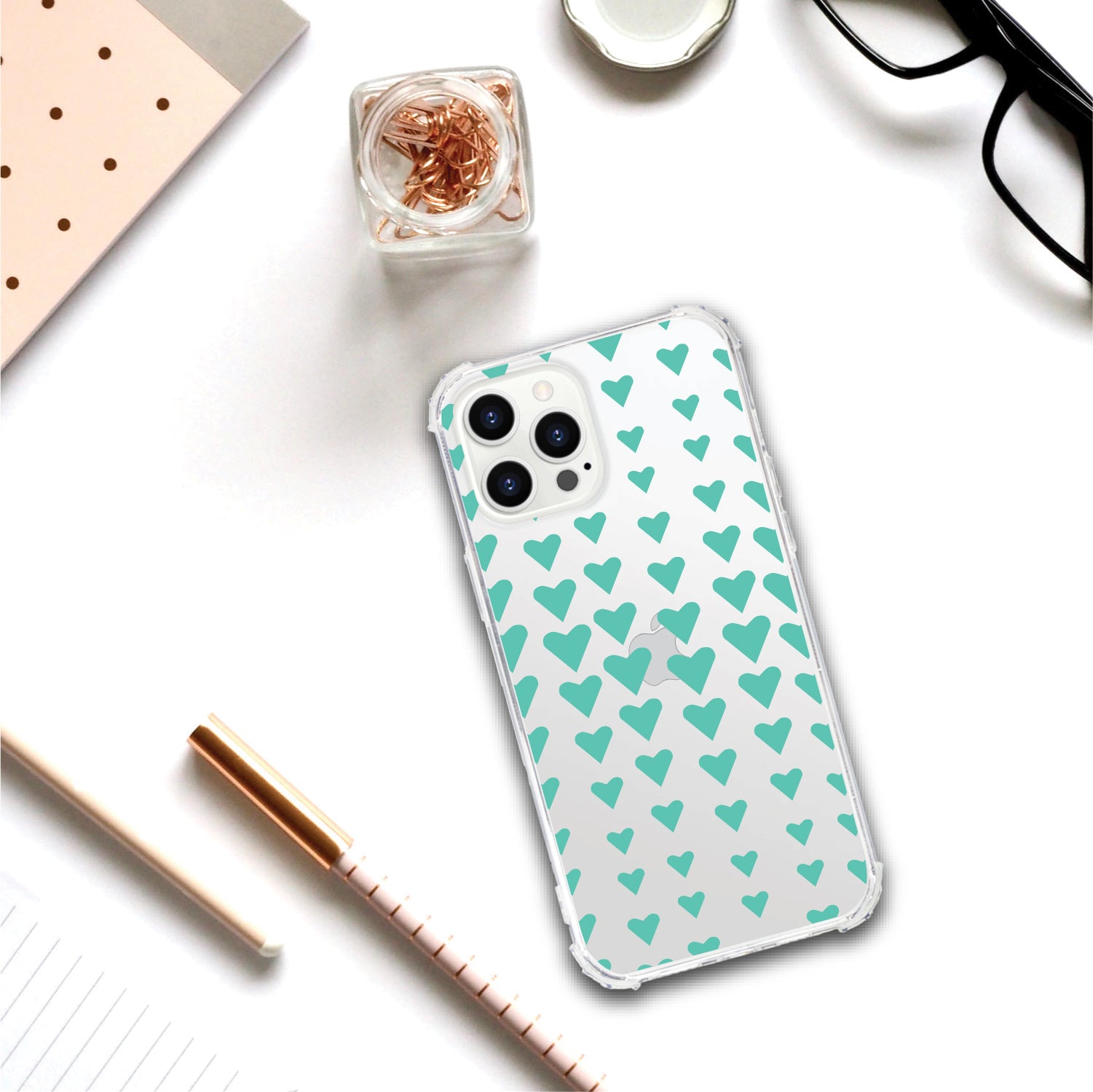 OTM Essentials | Falling Hearts Phone Case