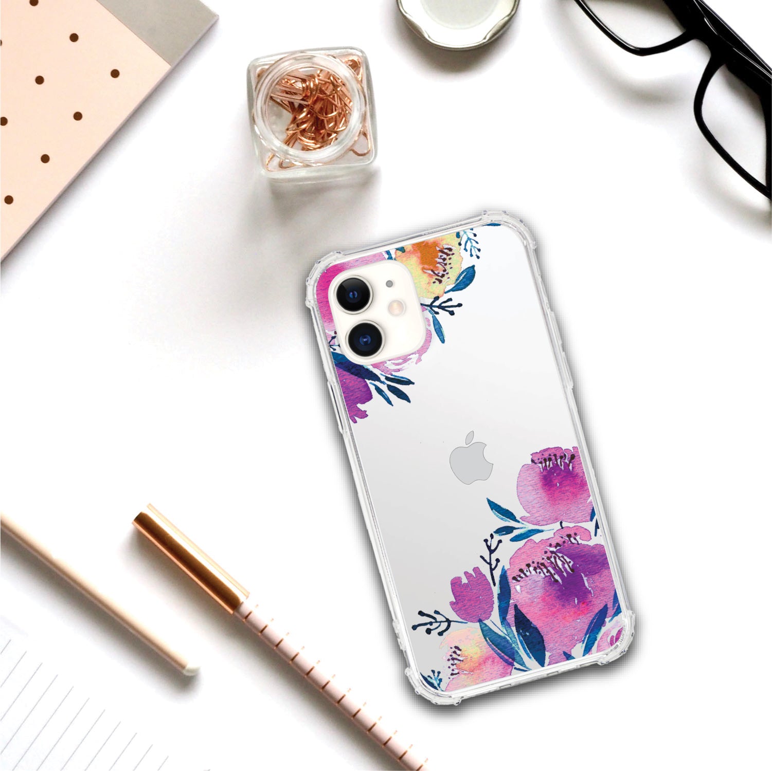 OTM Essentials | Peonies Corners Phone Case