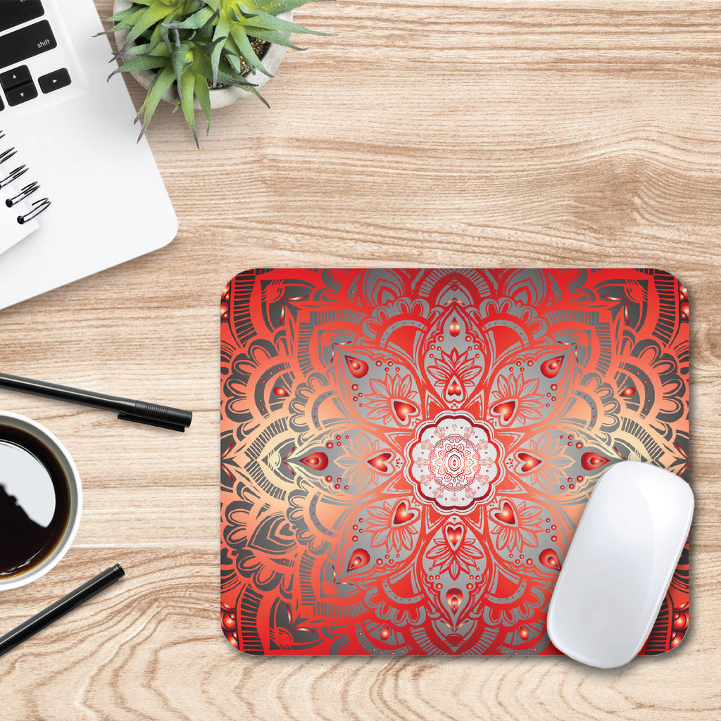 OTM Essentials | Mandala Heart Mouse Pad