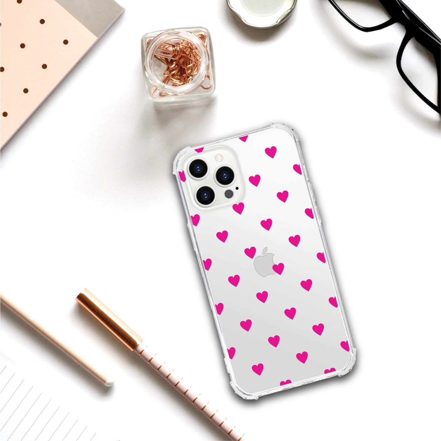 OTM Essentials | Dotty Hearts Phone Case