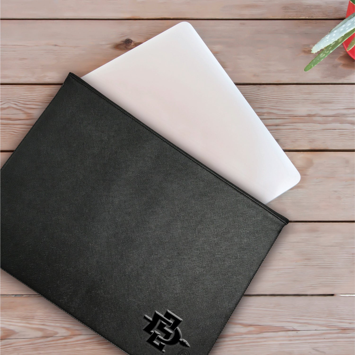 San Diego State University Faux Leather Laptop Sleeve | OTM Essentials