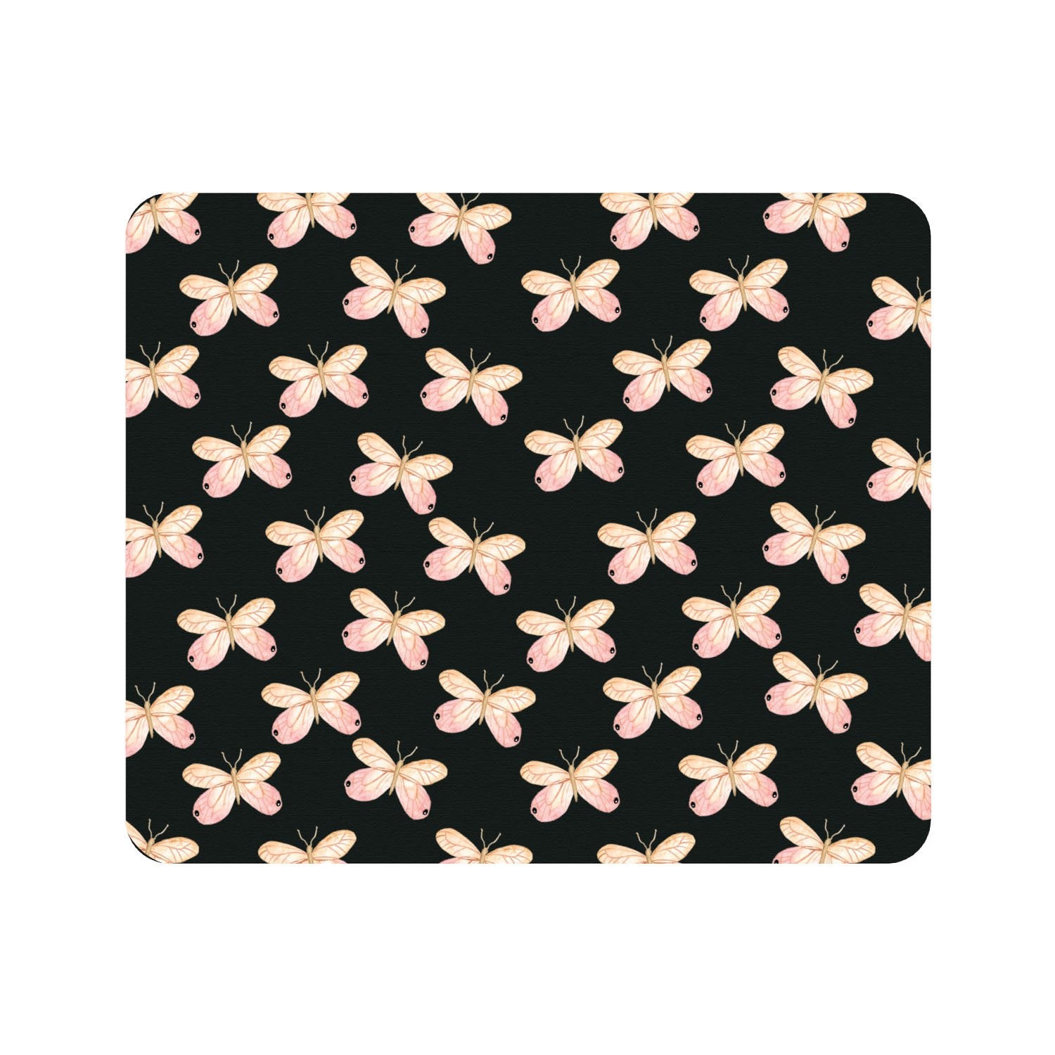 Mouse Pad Pink Butterflies | OTM Essentials