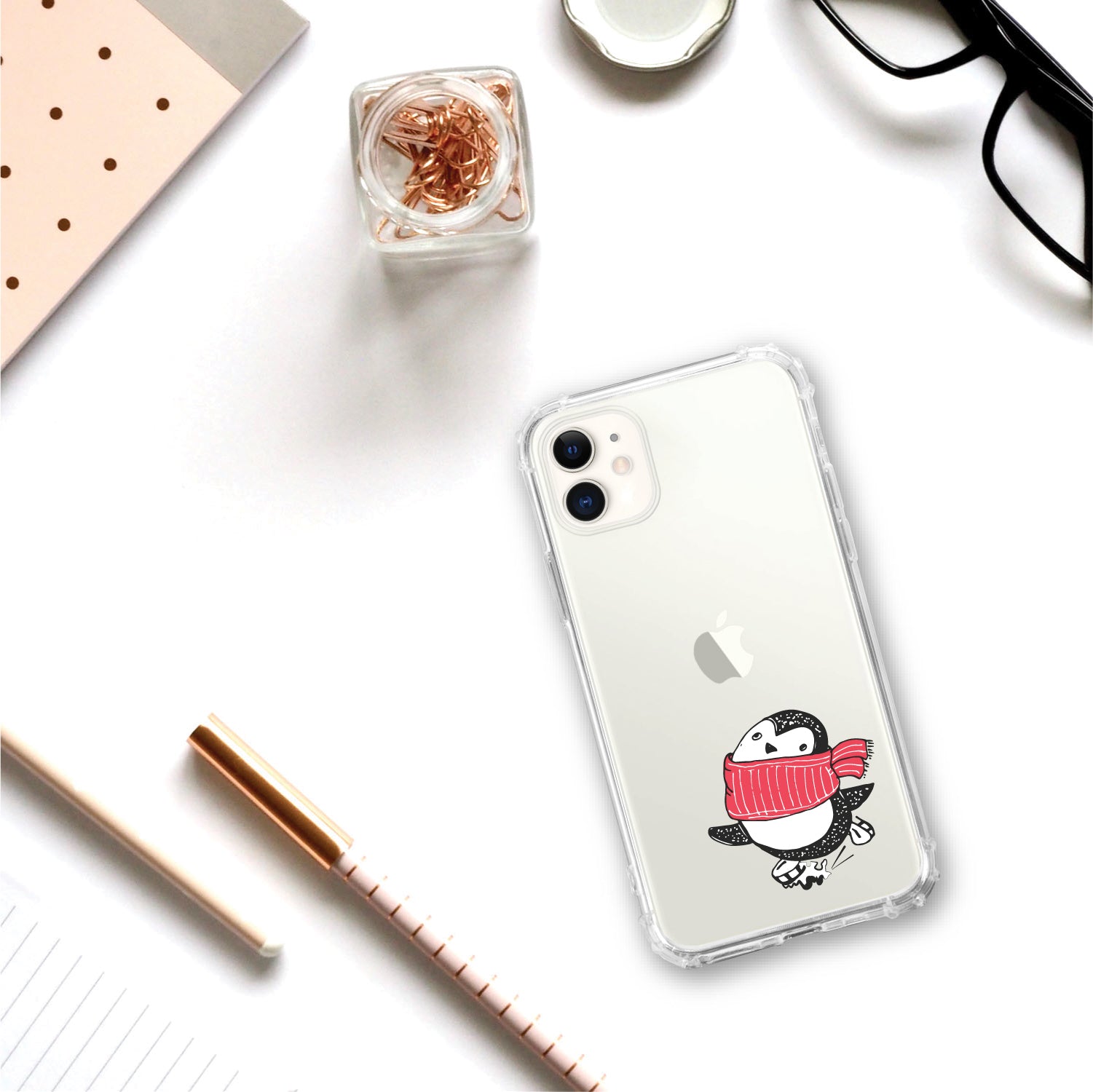 OTM Essentials | Skating Penguin Phone Case