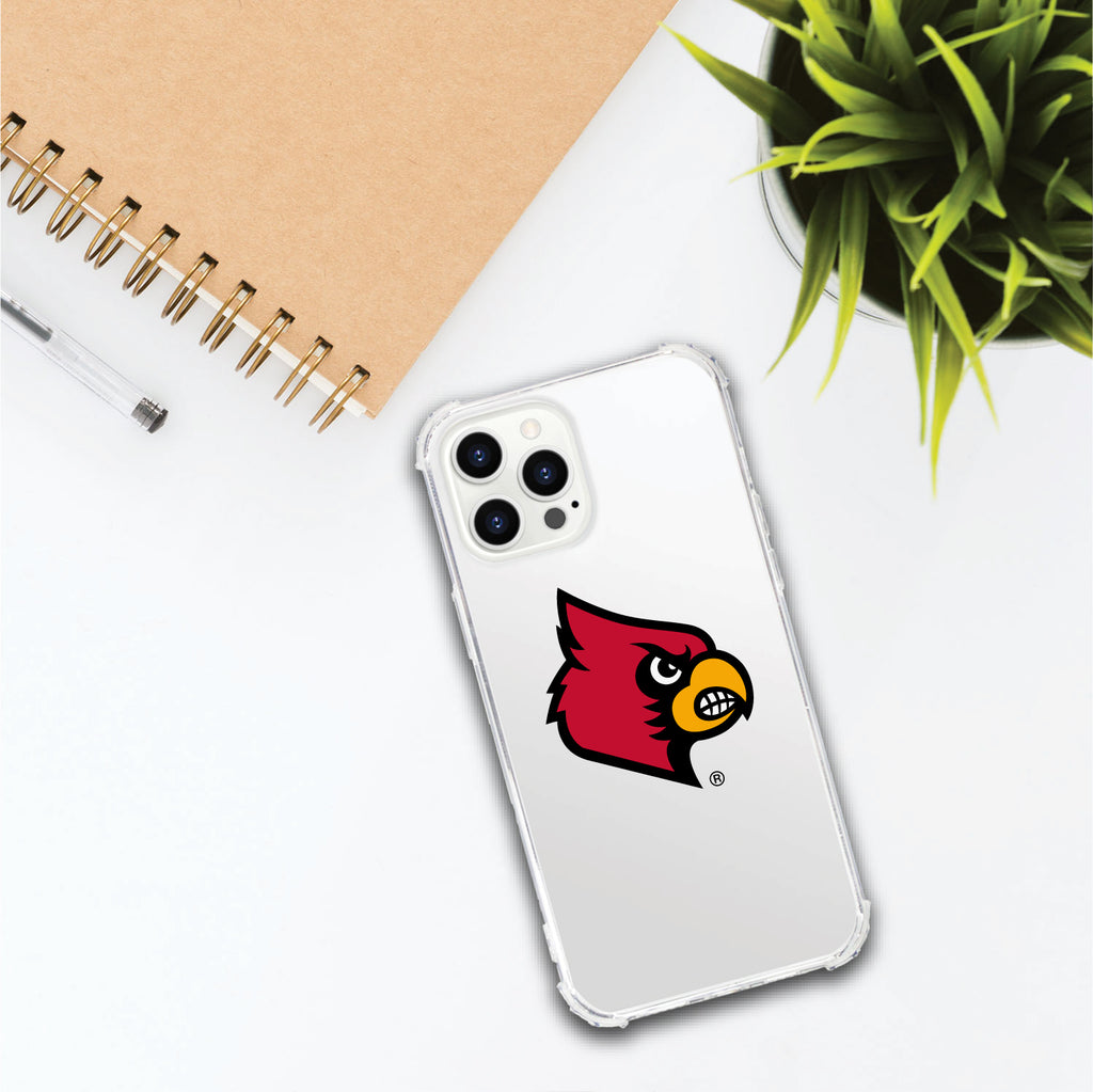University of Louisville Cardinals Clear Tough Edge Phone Case, Classic-  iPhone 13