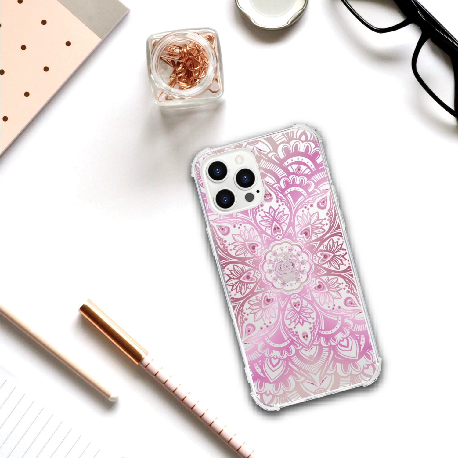 OTM Essentials | Mandala Heart Phone Case