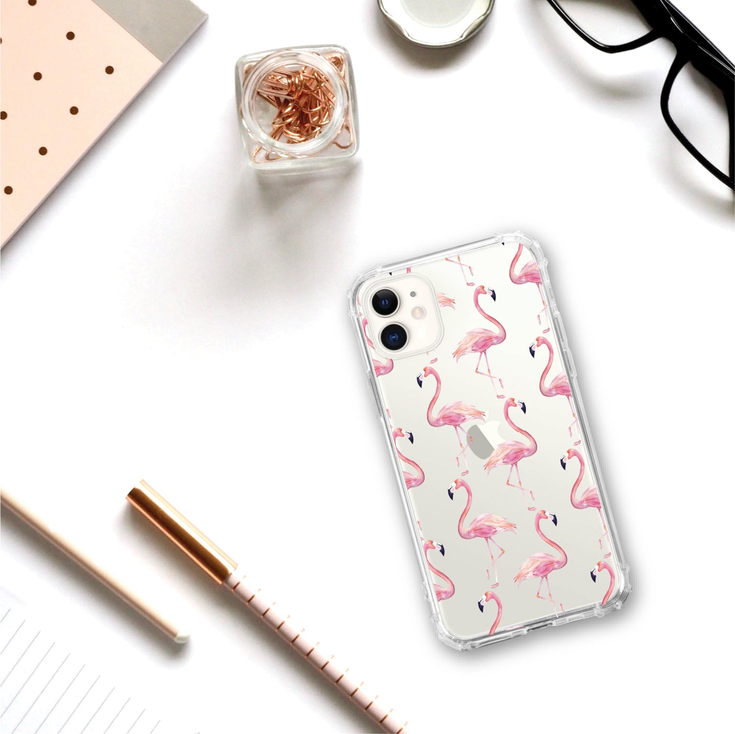 OTM Essentials | Flamingo All Over Phone Case