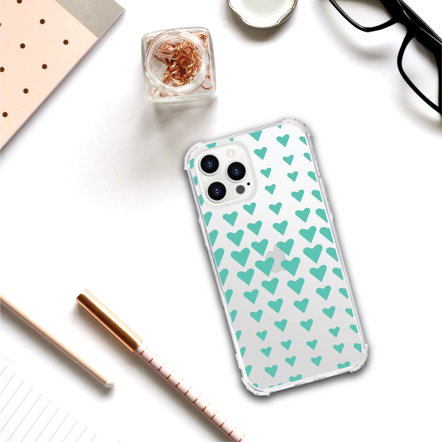 OTM Essentials | Falling Hearts Phone Case