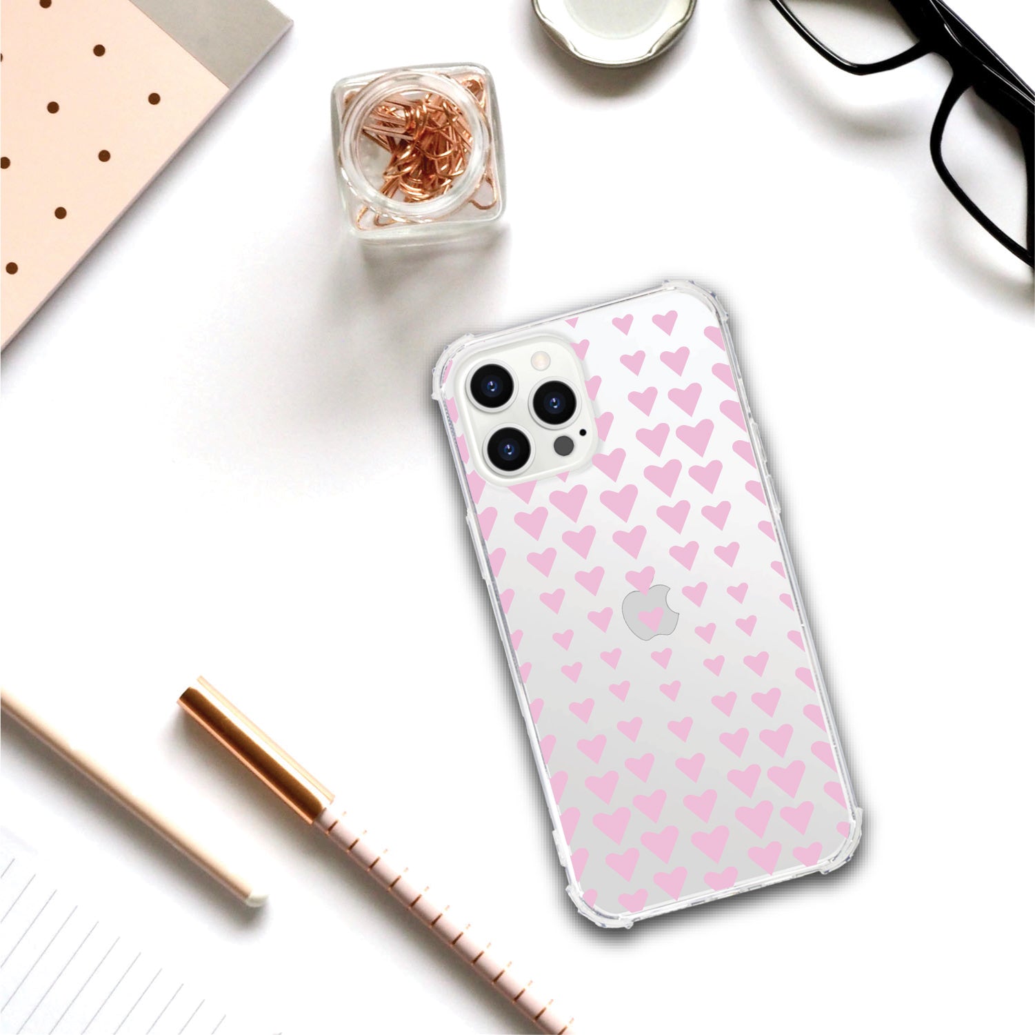 OTM Essentials | Falling Hearts Phone Case