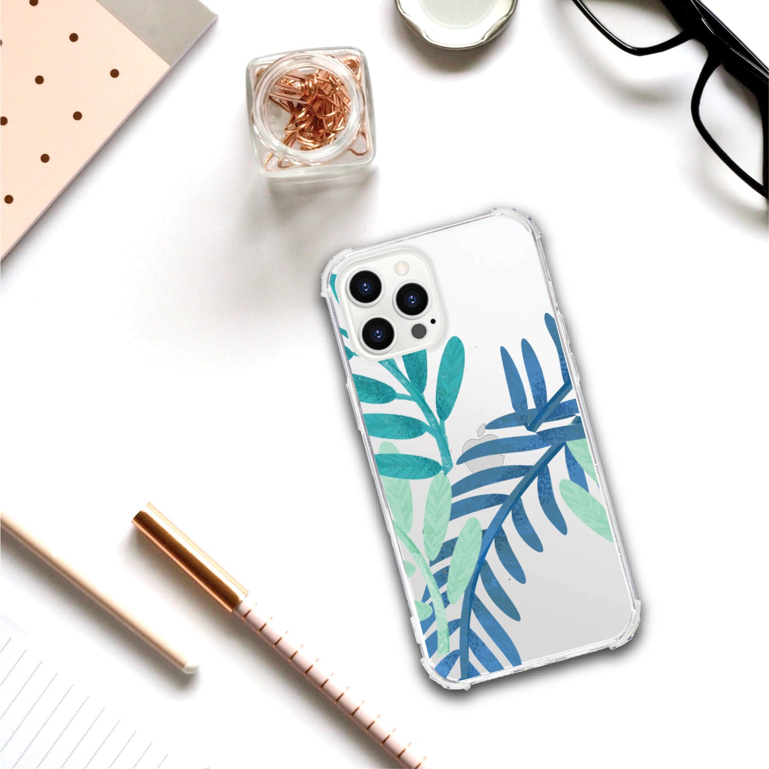 OTM Essentials | Green Leaves Phone Case