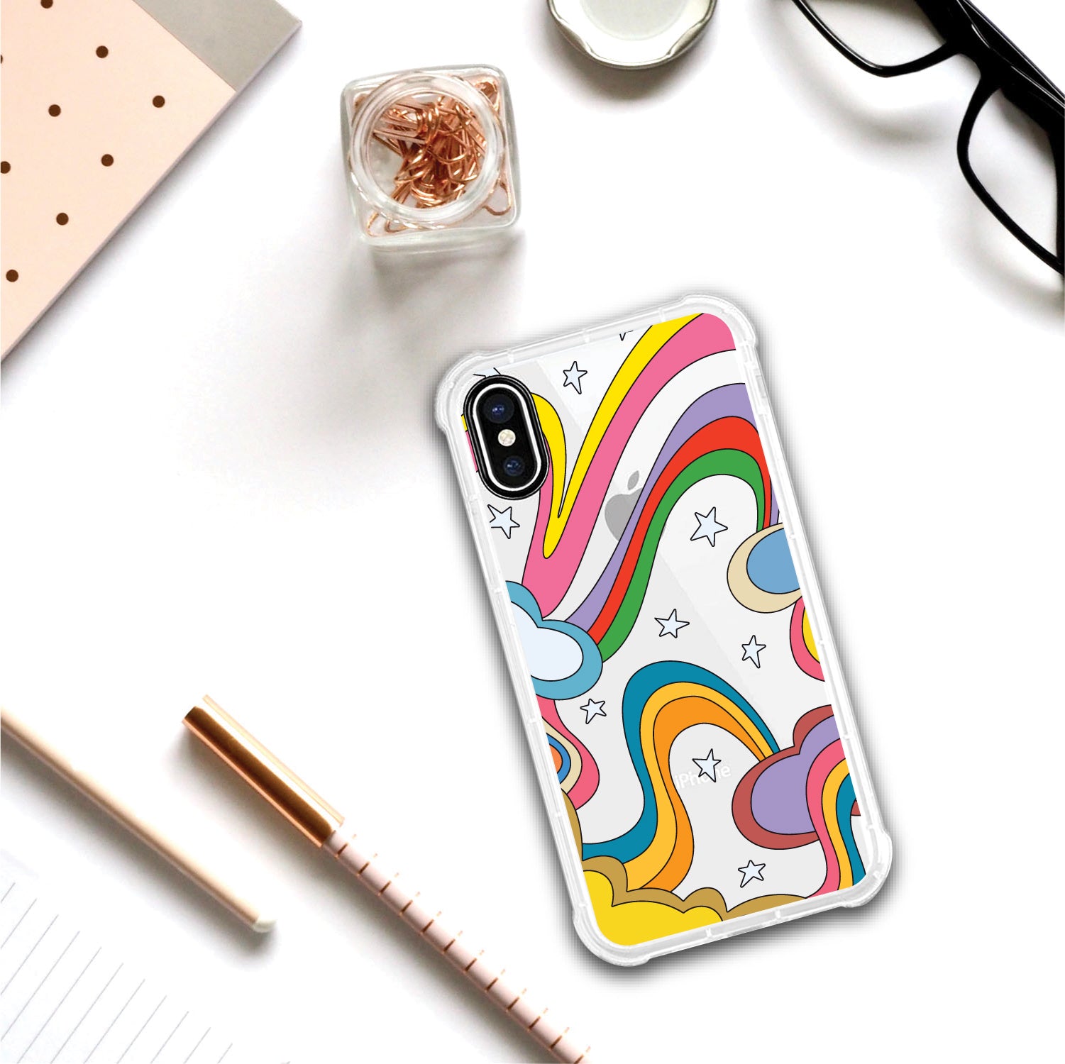 OTM Essentials | Rainbow Swirls Phone Case