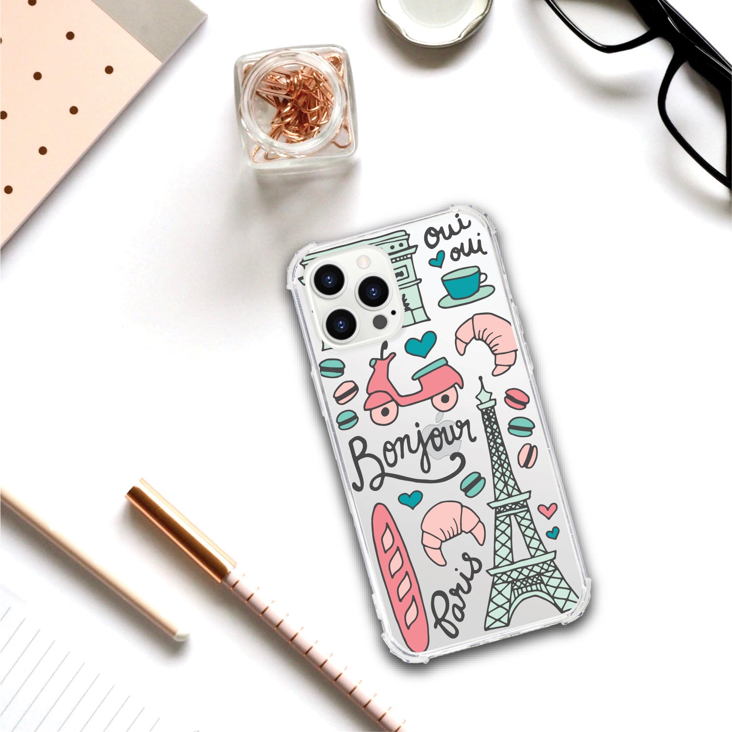 OTM Essentials | Bonjour Paris Phone Case