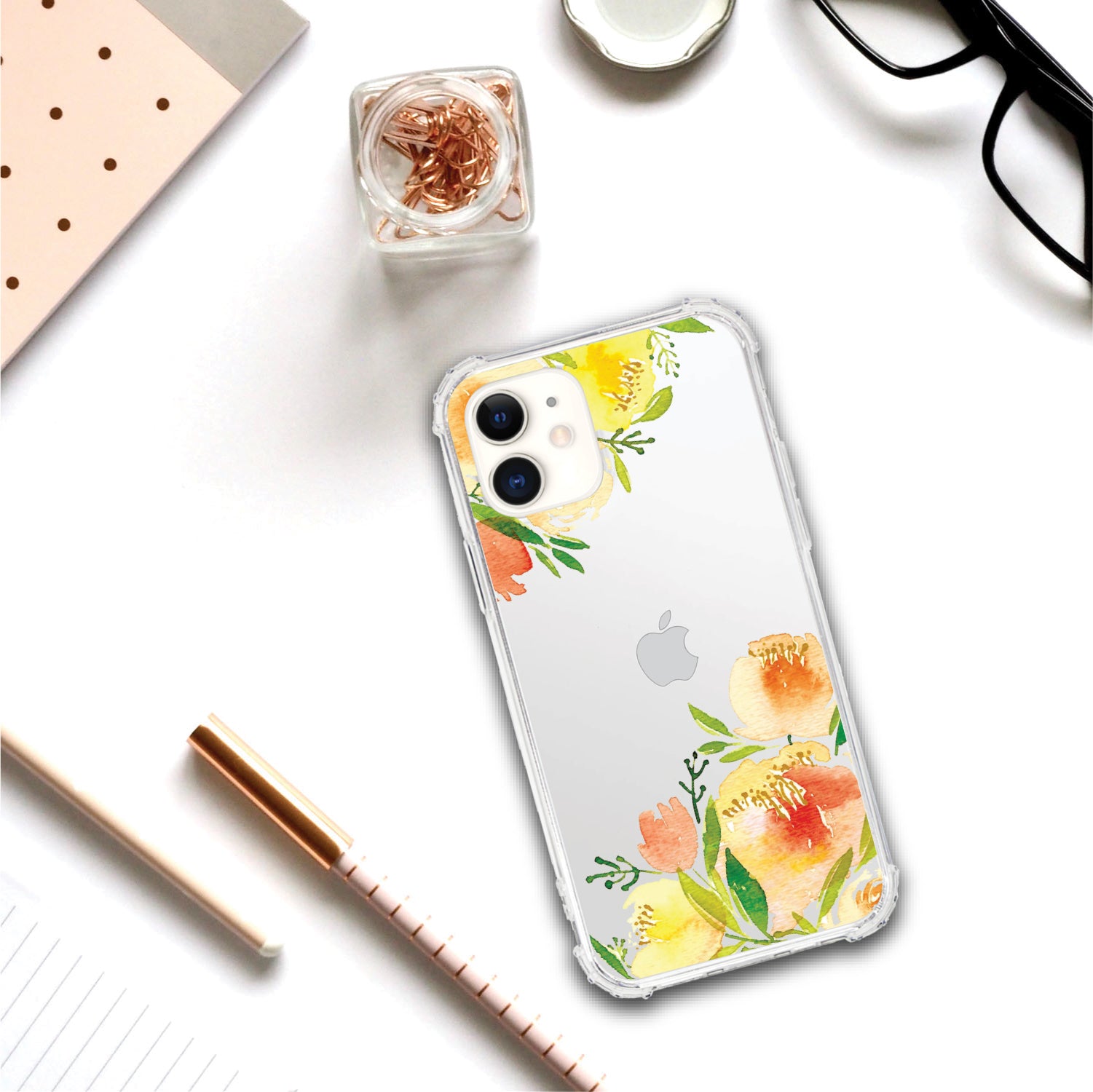 OTM Essentials | Peonies Corners Phone Case