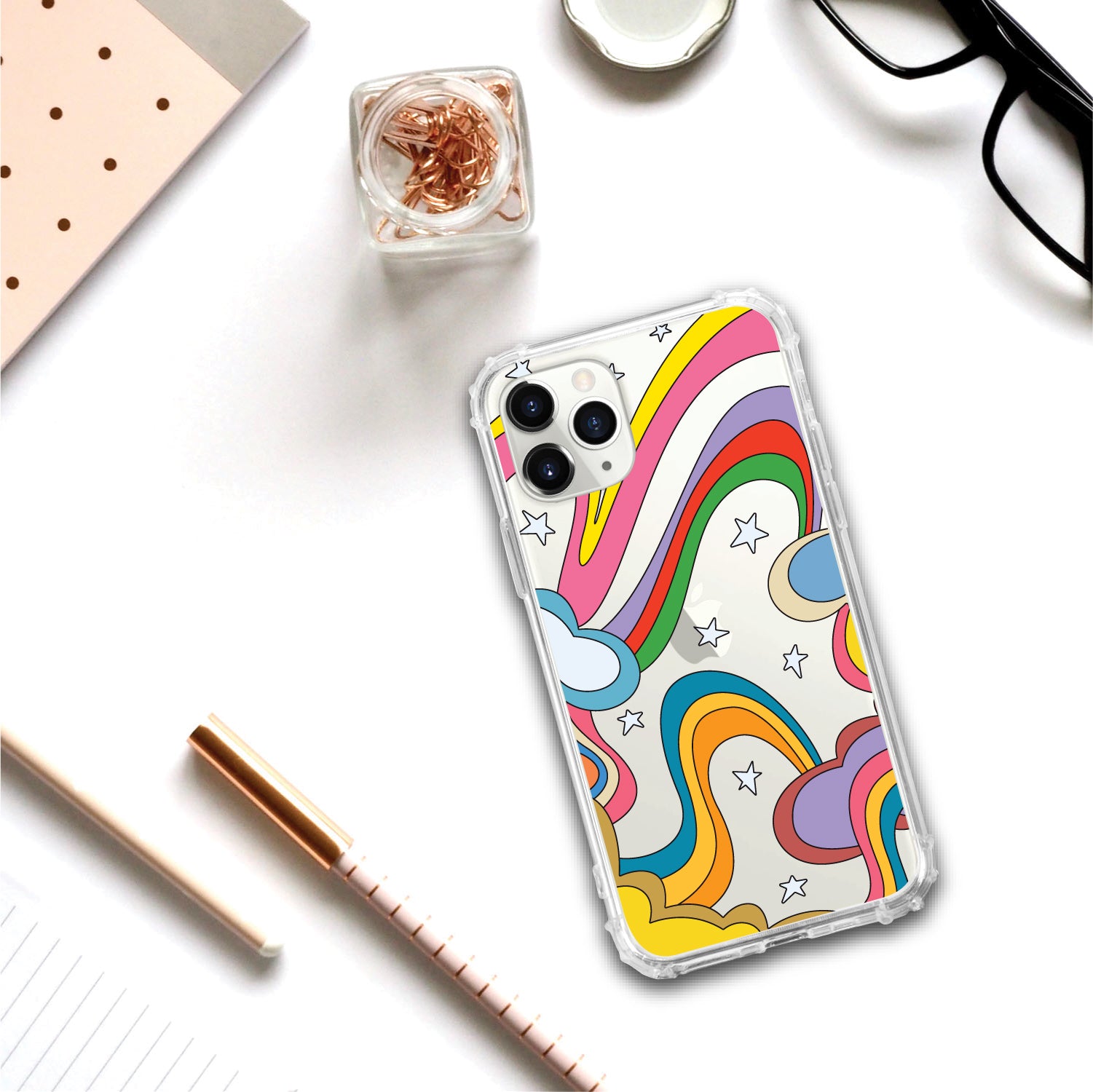 OTM Essentials | Rainbow Swirls Phone Case