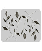 OTM Essentials Prints Series Mousepad, Black Leaves
