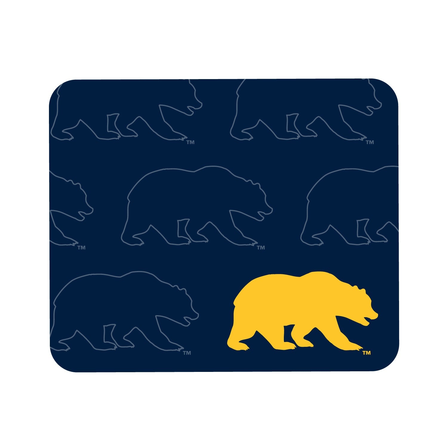 University of California - Berkeley Mousepad, Mascot Repeat V1