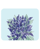 OTM Essentials Light Blue Mouse Pad, Lavender Bouquet