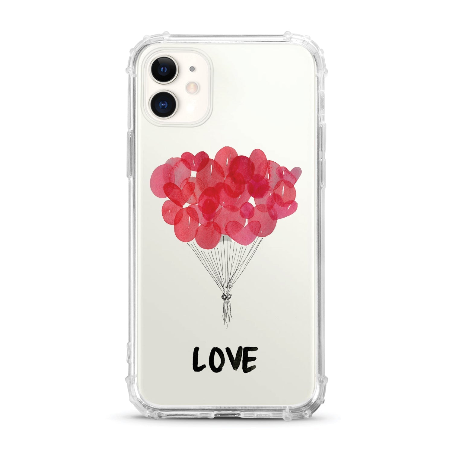 Phone Case, Tough Edge, Balloon Love