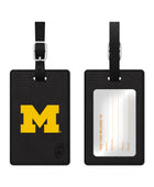 University of Michigan Faux Leather Luggage Tag, Classic