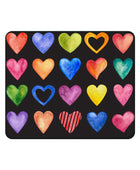 Mouse Pad, Color Hearts