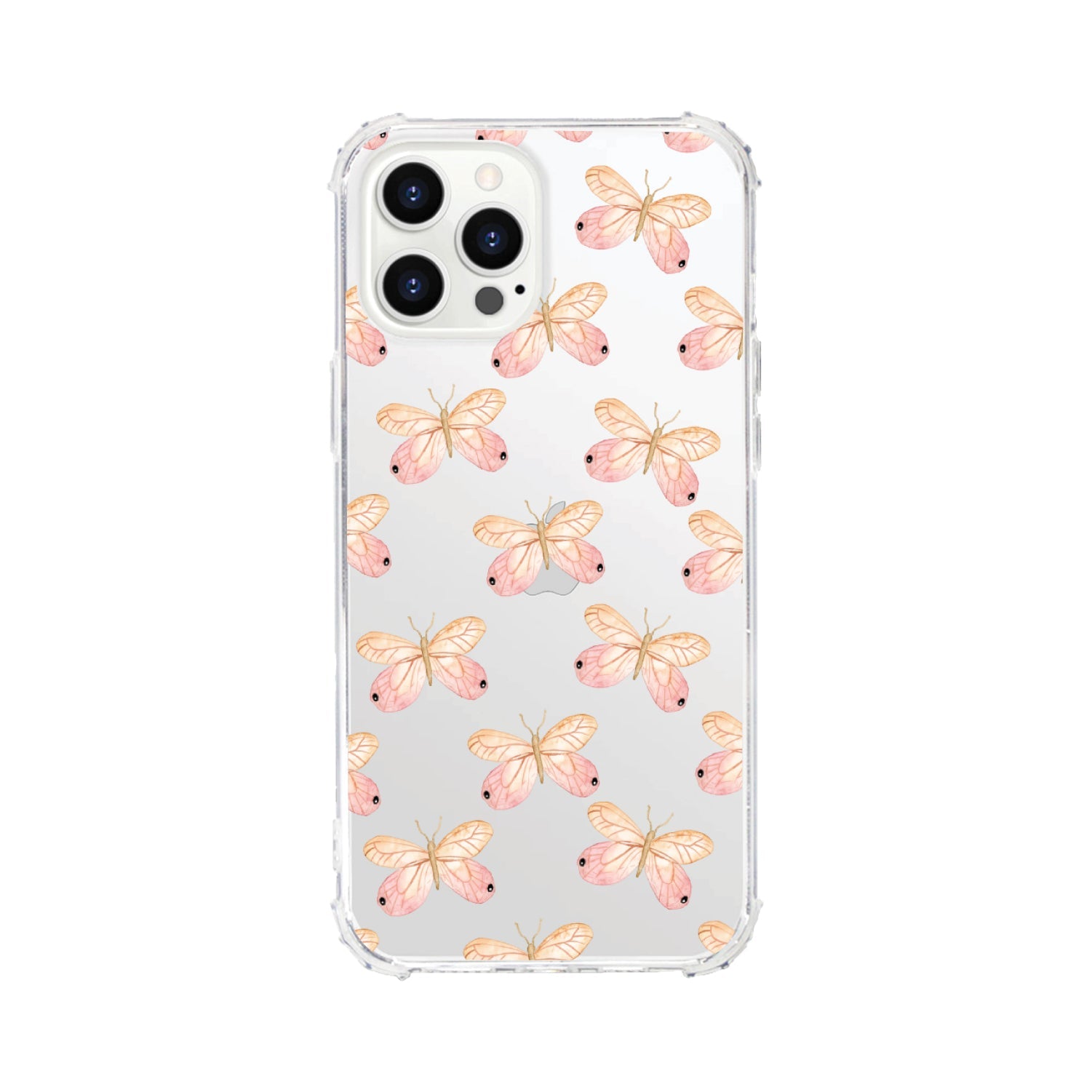 Prints Series Tough Edge Phone Case, Pink Butterflies