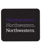Northwestern University Mousepad, Triple Wordmark V1