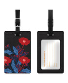 Luggage Tag, Red Poppies